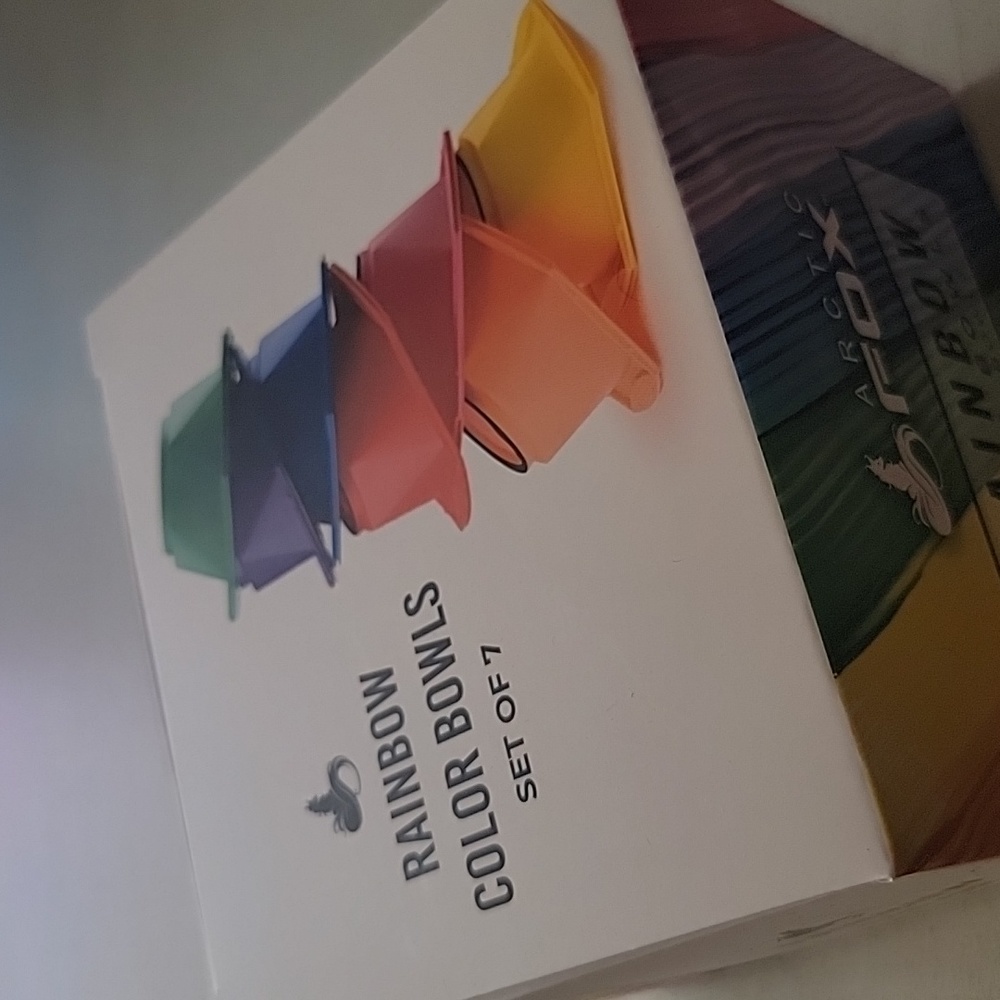 NIB Arctic Fox Rainbow Tint Bowl Set - Picture 3 of 3
